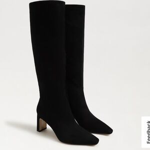 Wide calf Sam Edelman Sylvia - Black suede